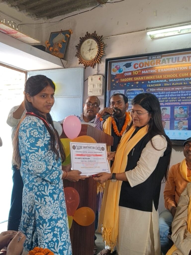 Empowering girls through education. Swargwasi CHANDRAKALA Health & Education Foundation proudly celebrates academic excellence.